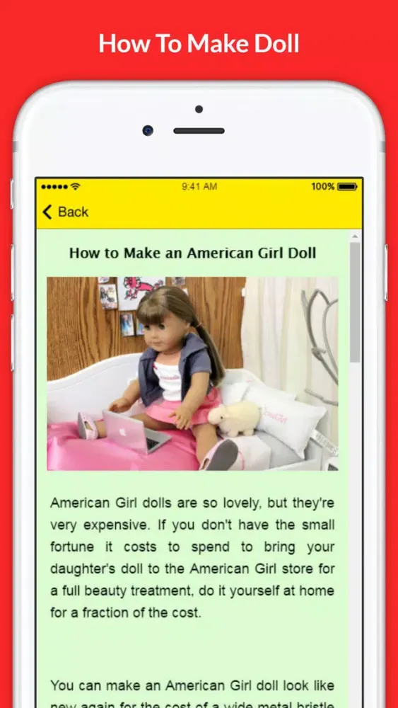 Screenshot di How To Make Doll - Doll Making Tutorials and Tips