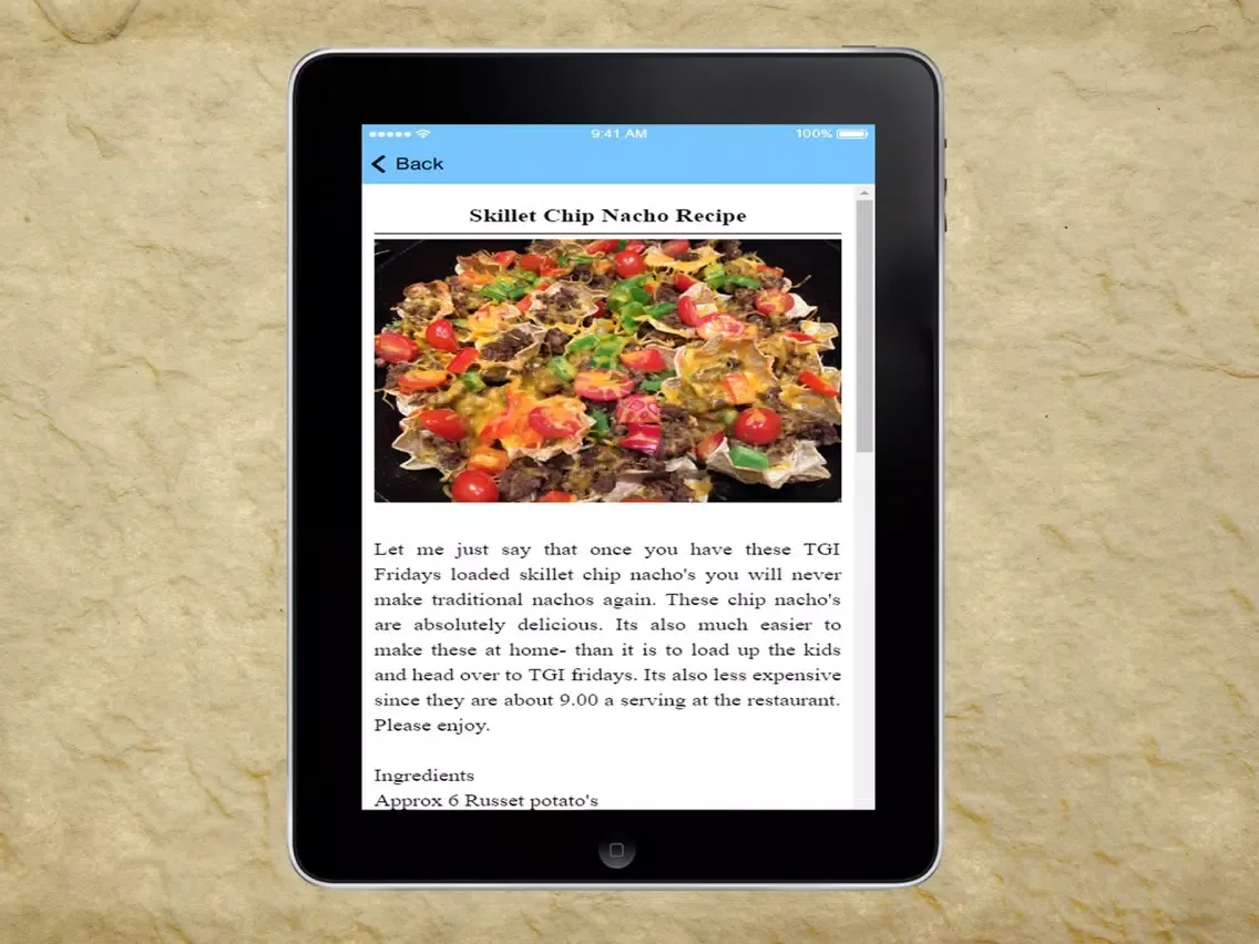 Скриншоты How to Make Nachos iPad 