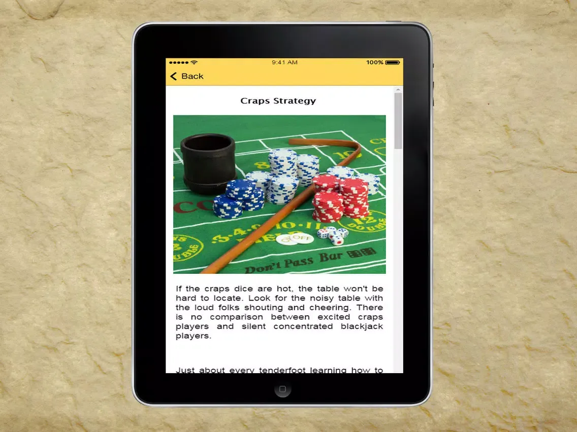 How to Play Craps - Tips and Strategies iPad 应用截图