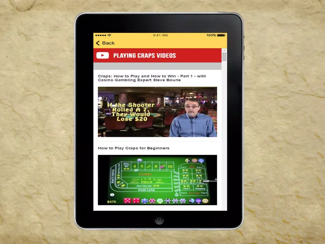 How to Play Craps - Tips and Strategies iPad 应用截图