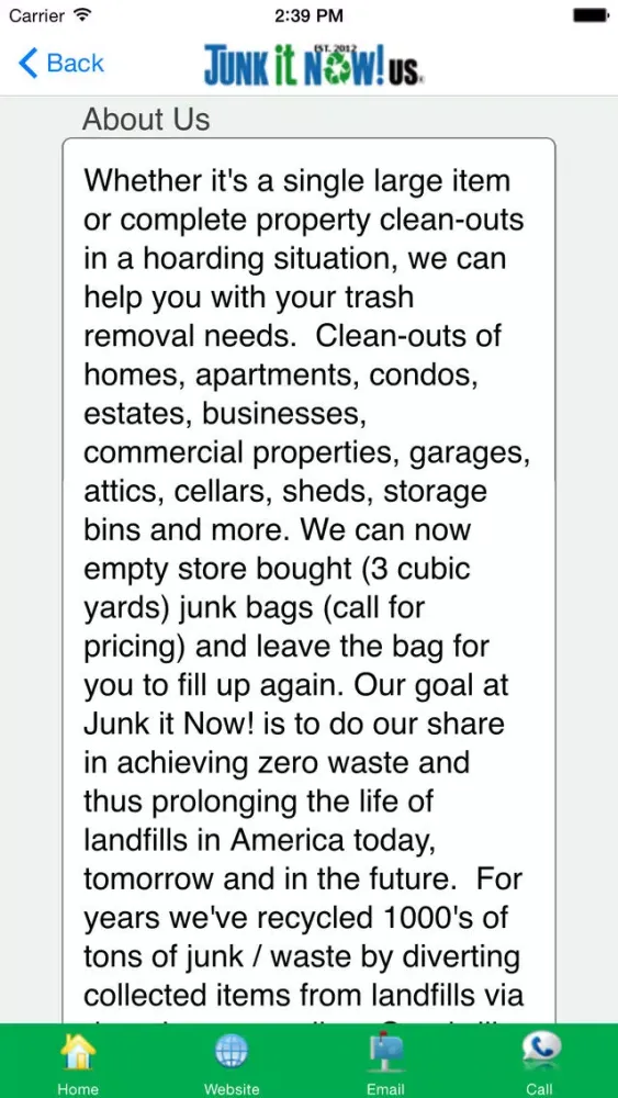 Junk it Now! Screenshots