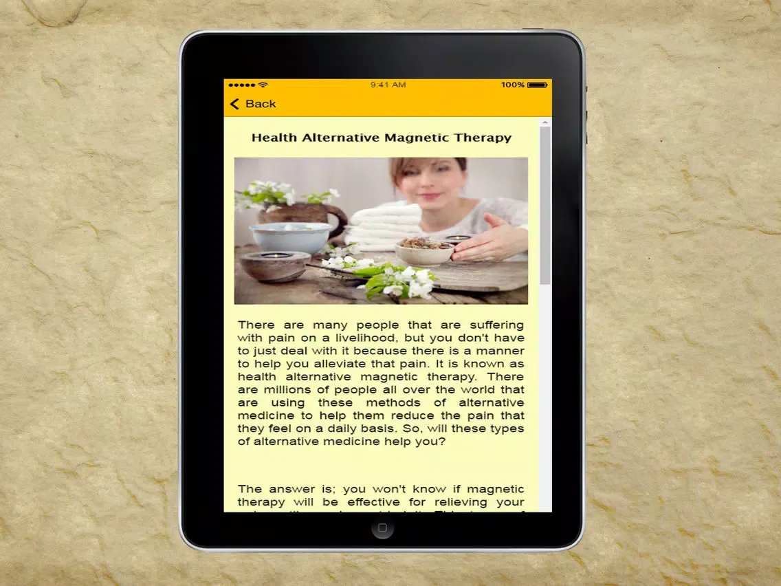 Скриншоты Magnetic Therapy Healing - Drug Free Pain Relief iPad 