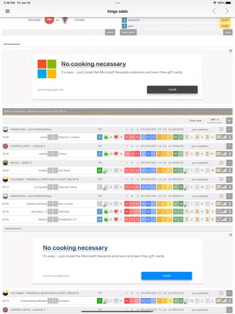 BKings Accurate Tips iPad 应用截图