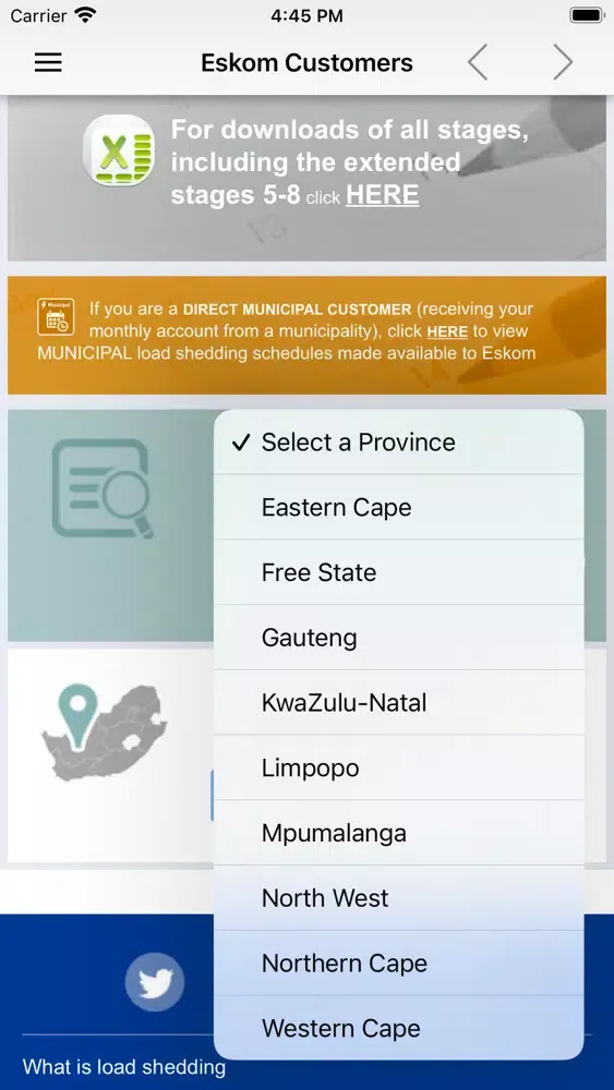Load Shedding South Africa Screenshots