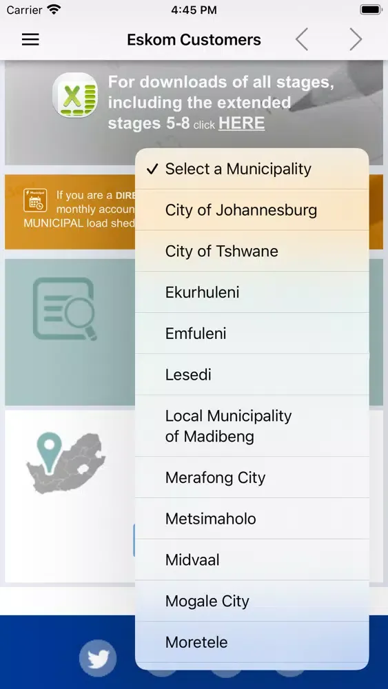 Load Shedding South Africa Screenshots