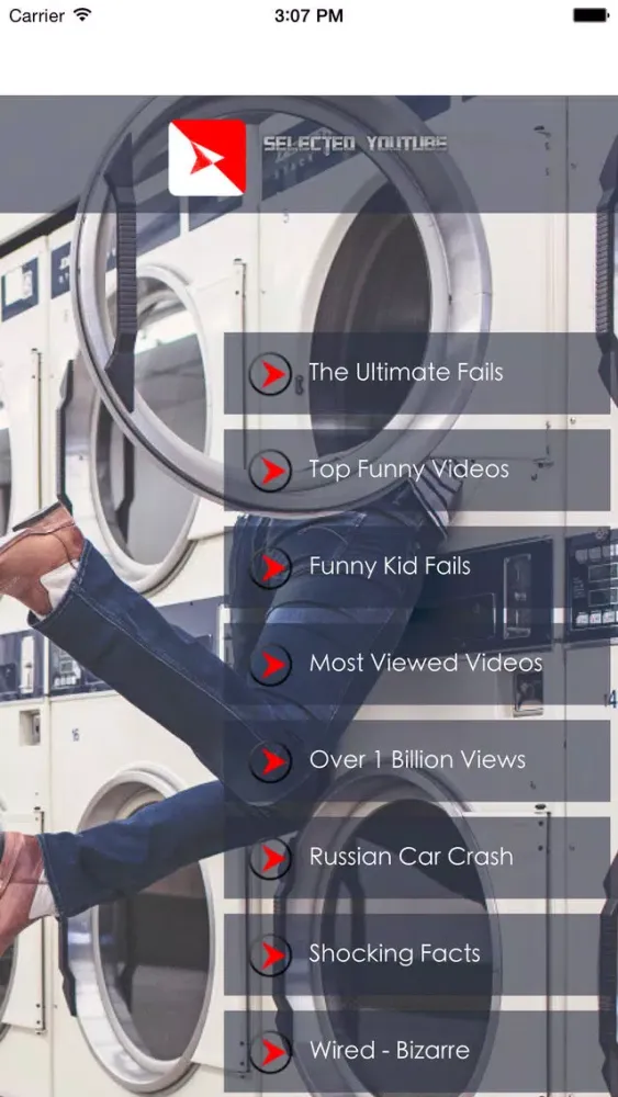 Zrzuty ekranu Selected Categories For YouTube