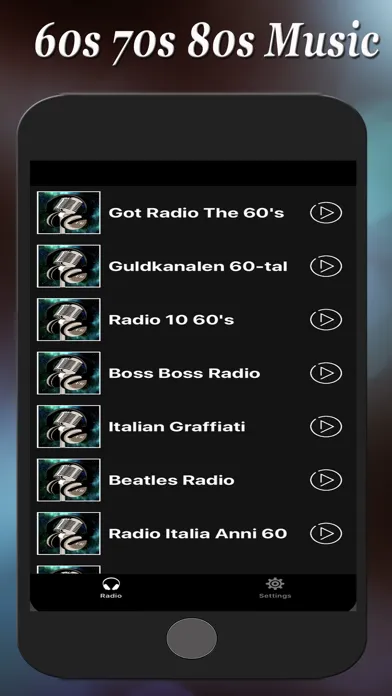 60s 70s 80s Music應用截圖