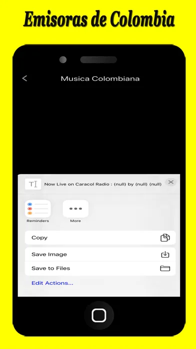 ภาพหน้าจอของ Musica Colombiana