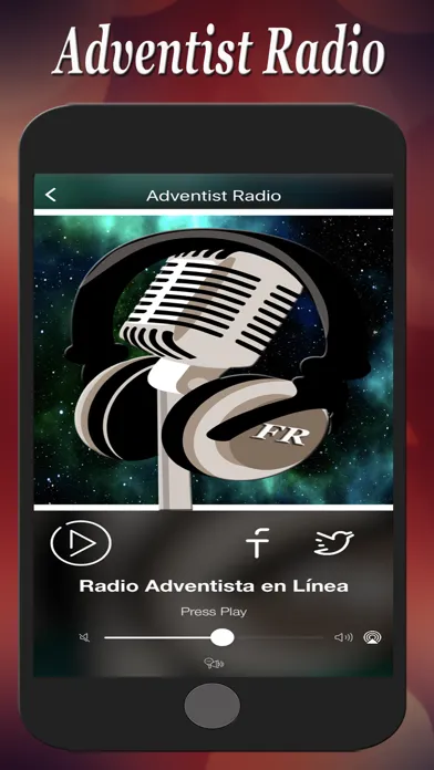 Tangkapan skrin Adventist Radio
