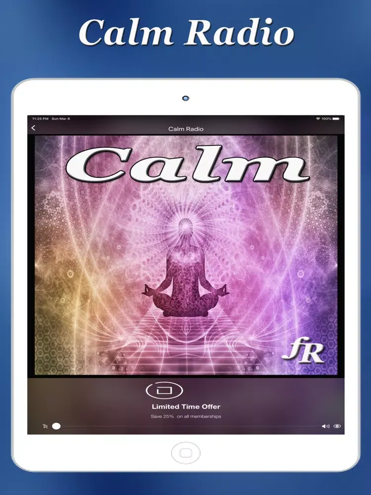 Calm Radio iPad  Ekran Görüntüleri