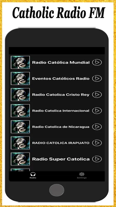 Capturas de pantalla de Catholic Radio FM