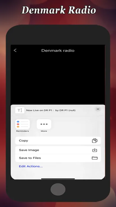 Capturas de pantalla de Denmark Radio