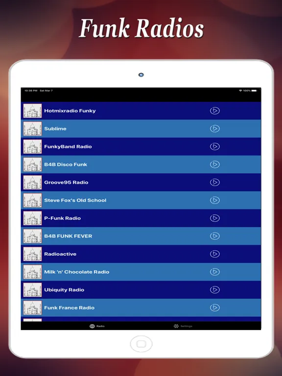 Funk Radios iPad  স্ক্রিনশট