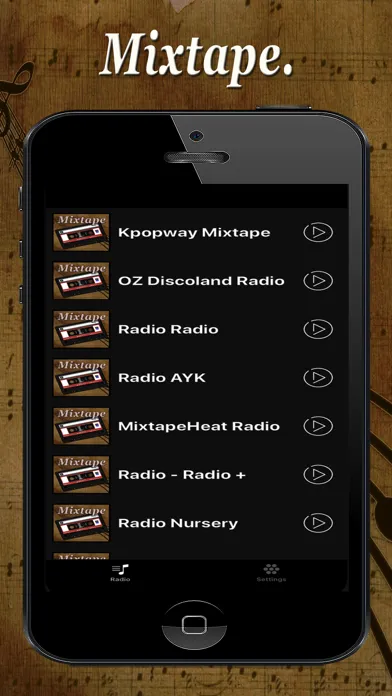 ภาพหน้าจอของ Mixtape.