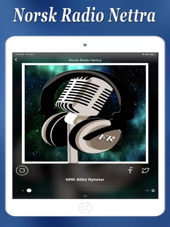 Norsk Radio Nettra iPad  Screenshots