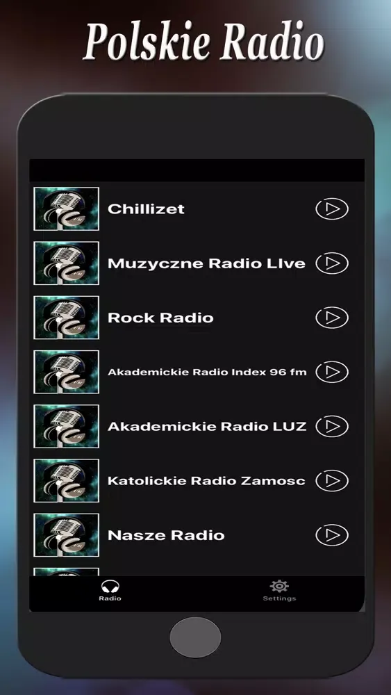 Tangkapan skrin Polskie Radio+