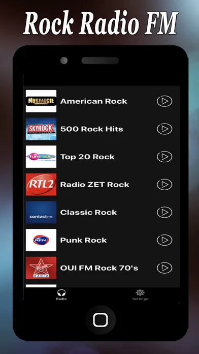 Capturas de pantalla de Rock Radio FM
