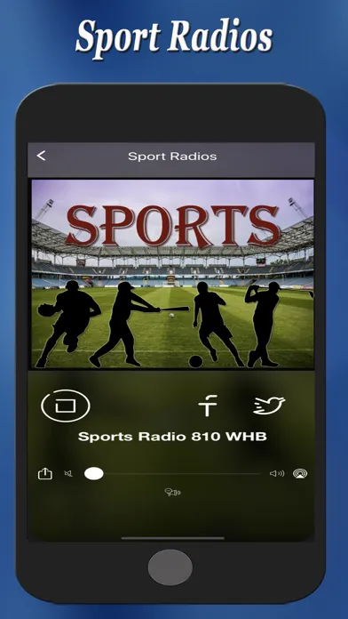 Capturas de pantalla de Sport Radios