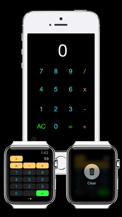 iCalculator - Calculator for Apple Watch Ekran Görüntüleri