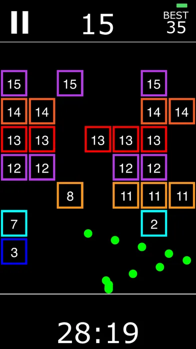 Capturas de pantalla de Ball Blocks - Color Balls vs Blocks Game