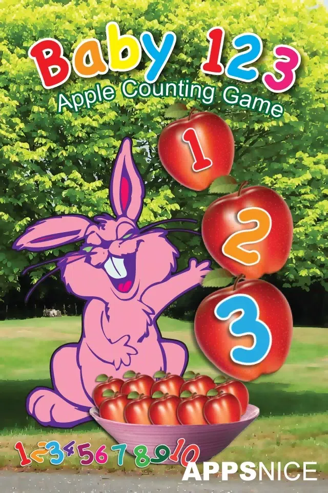 Baby 123 -Apple Counting Game Ekran Görüntüleri