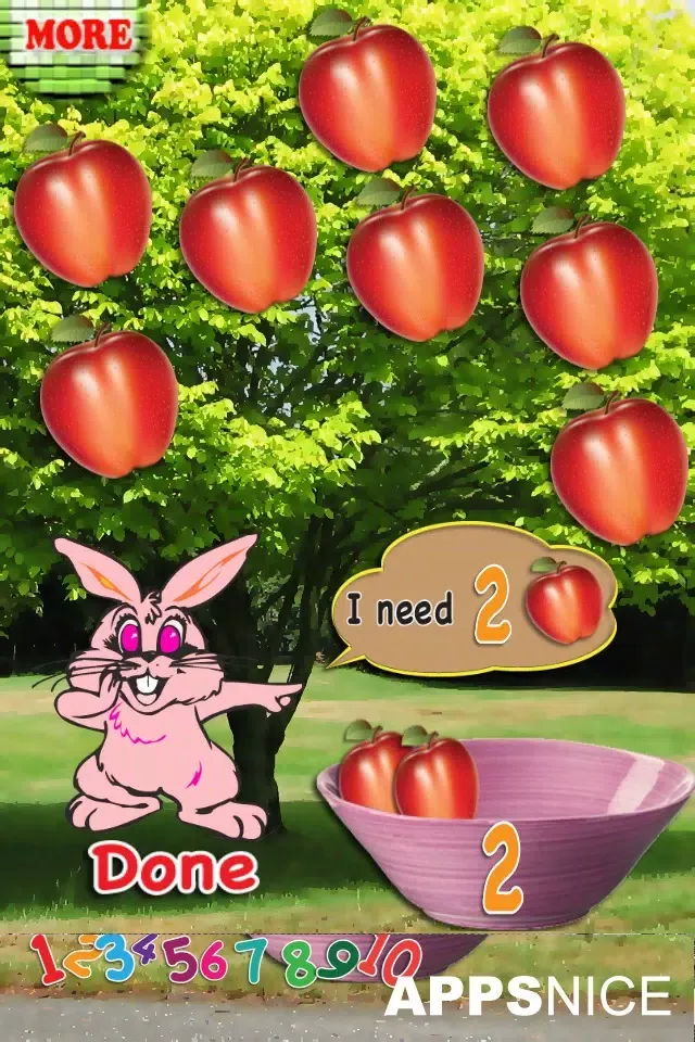 Baby 123 -Apple Counting Game Ekran Görüntüleri