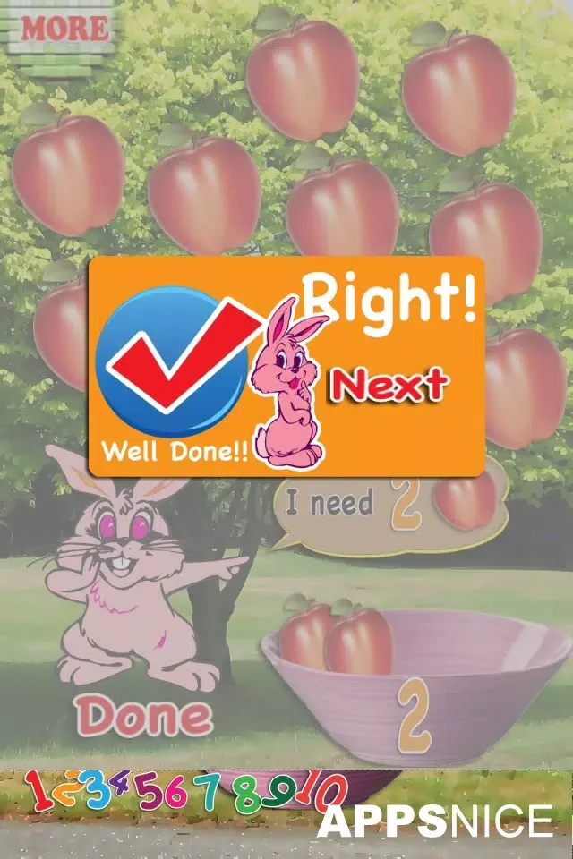 Baby 123 -Apple Counting Game Ekran Görüntüleri