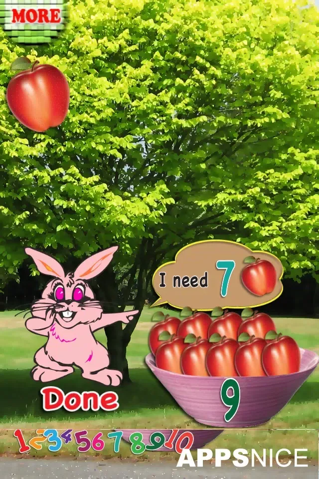 Baby 123 -Apple Counting Game Ekran Görüntüleri