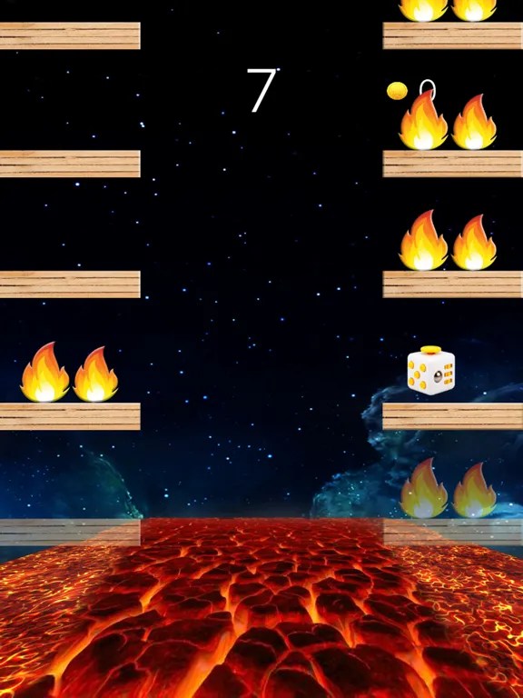 Capturas de pantalla de Lava Floor - The Floor is Lava Jumpy Fidget Cube iPad 