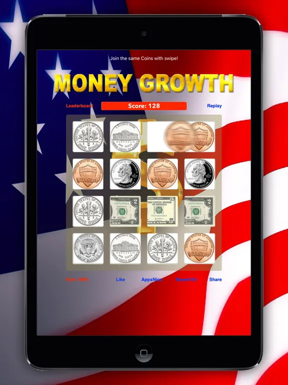 Zrzuty ekranu Money Growth - US dollars iPad 