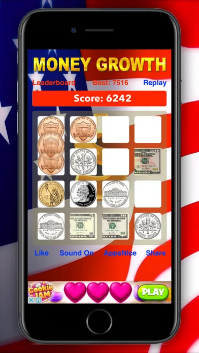 Zrzuty ekranu Money Growth - US dollars