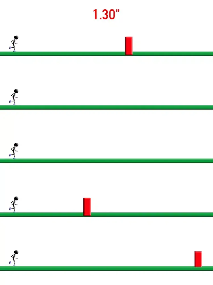 Capturas de tela do No One Dies Today Stickman Jump iPad 