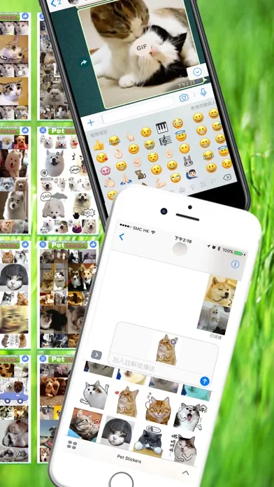 Capturas de pantalla de Pet Stickers - Cats & Dogs Animated Gif Stickers