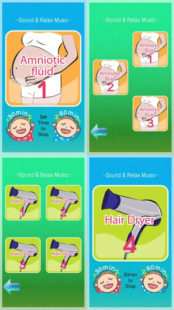 Ảnh chụp màn hình của Sleep Baby Free -Sound,Relax Music,Baby Don't Cry