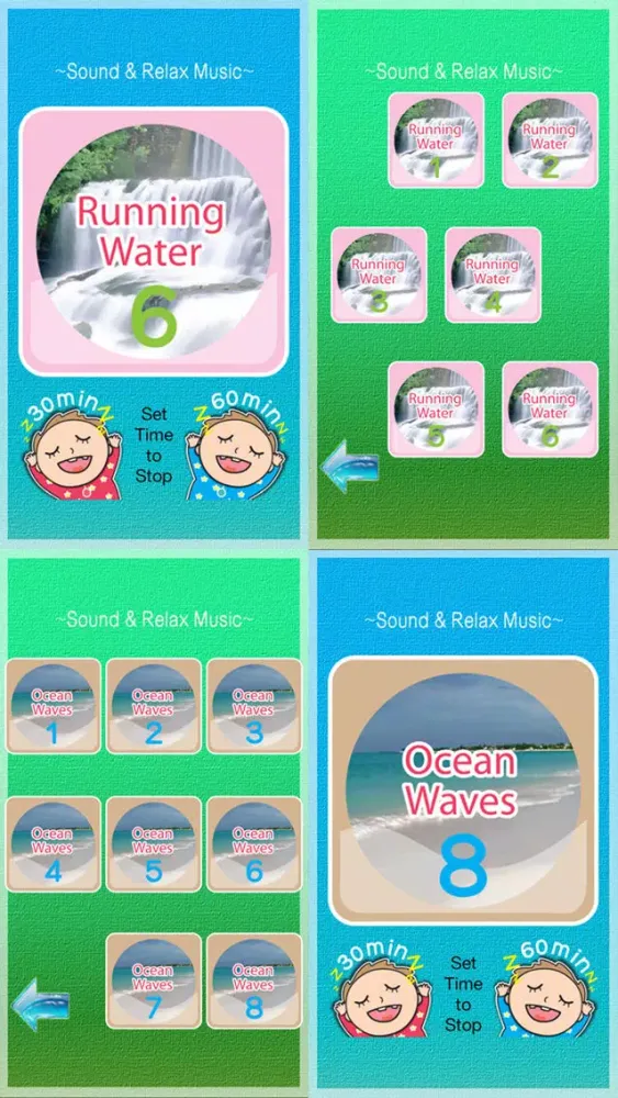 Ảnh chụp màn hình của Sleep Baby Free -Sound,Relax Music,Baby Don't Cry