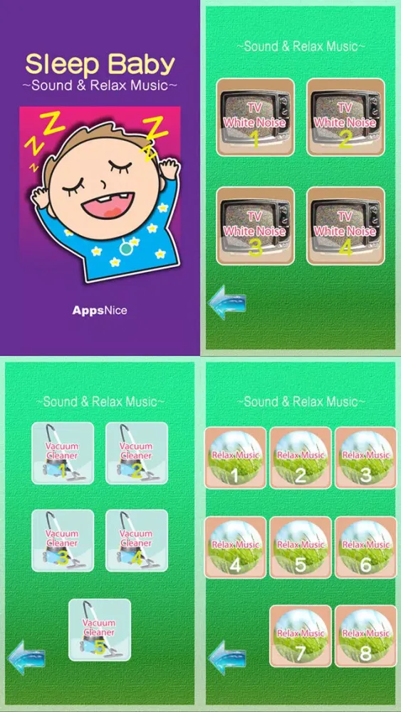 Ảnh chụp màn hình của Sleep Baby Free -Sound,Relax Music,Baby Don't Cry