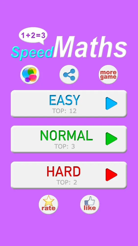 SpeedMaths Screenshots