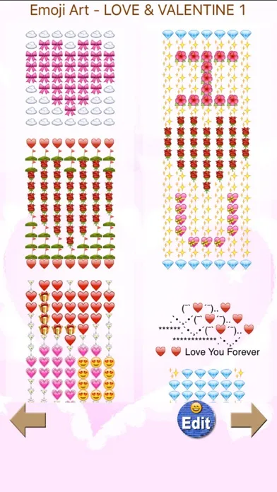 Ảnh chụp màn hình của Valentines Day, Love Stickers, Emoji Art, Wallpaper