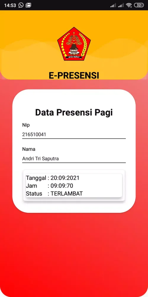 Nias Barat Presensi Screenshots