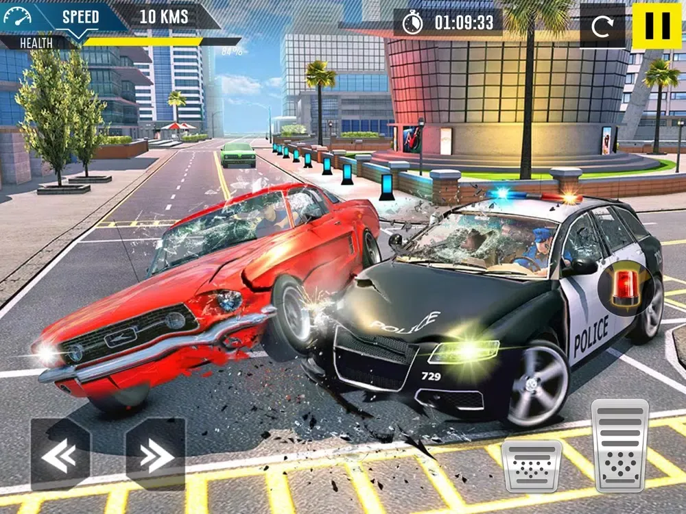 Police Car Chase - Crime City iPad  Screenshots