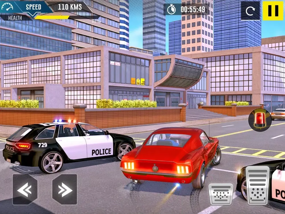 Police Car Chase - Crime City iPad  Screenshots