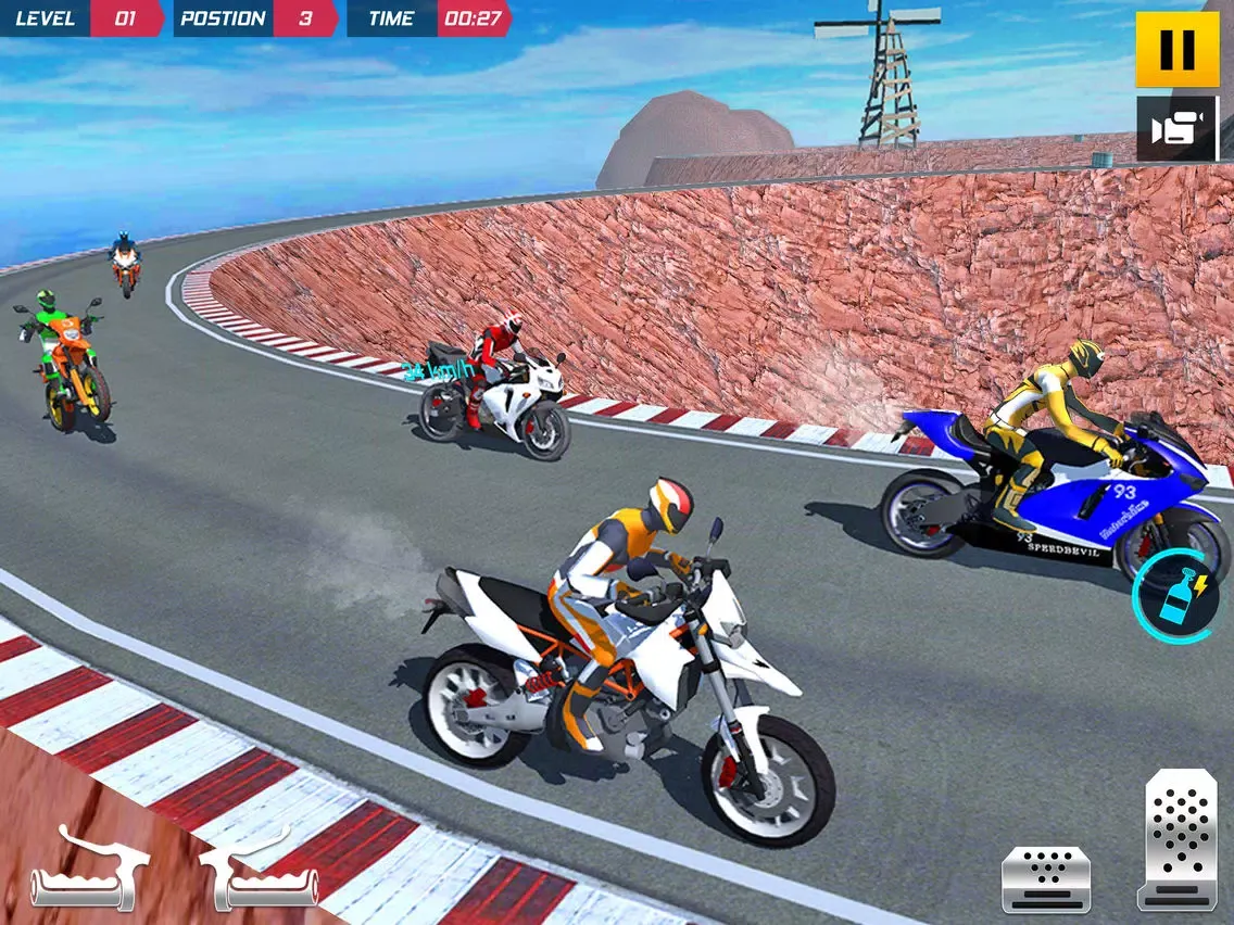 تصاویر Mountain Motorbike Racing iPad 