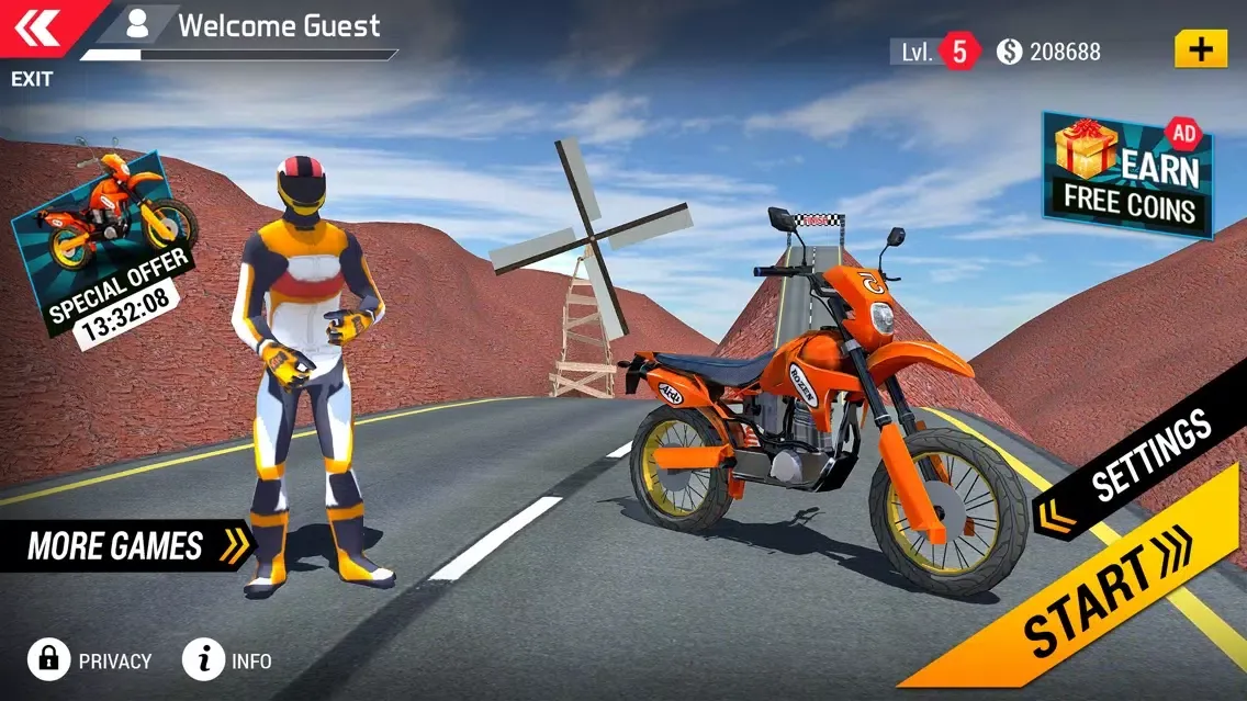 تصاویر Mountain Motorbike Racing