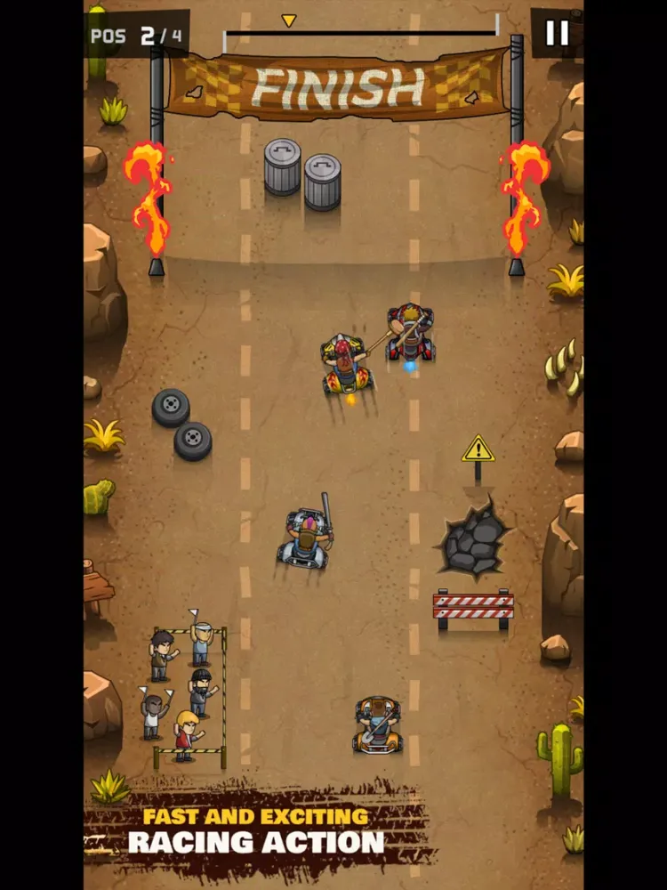 Ảnh chụp màn hình của Rude Racers! iPad 