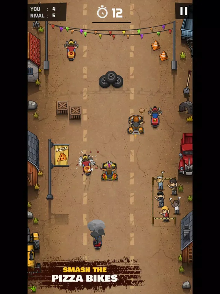 Ảnh chụp màn hình của Rude Racers! iPad 