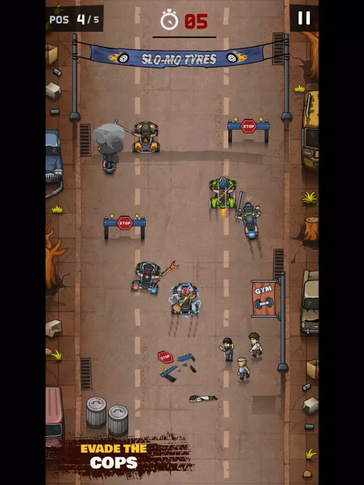 Ảnh chụp màn hình của Rude Racers! iPad 