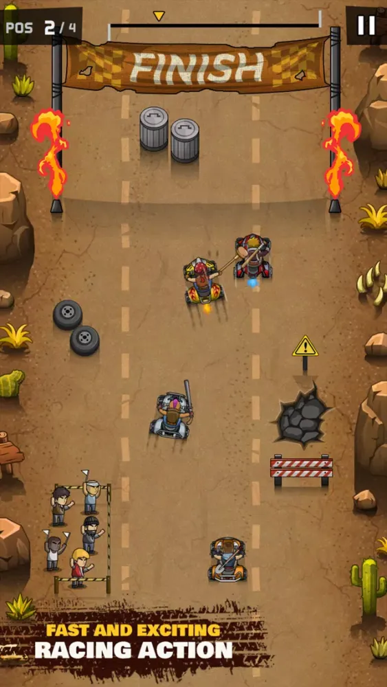Ảnh chụp màn hình của Rude Racers!
