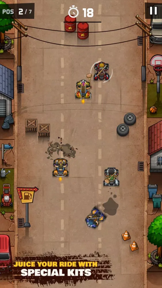 Ảnh chụp màn hình của Rude Racers!