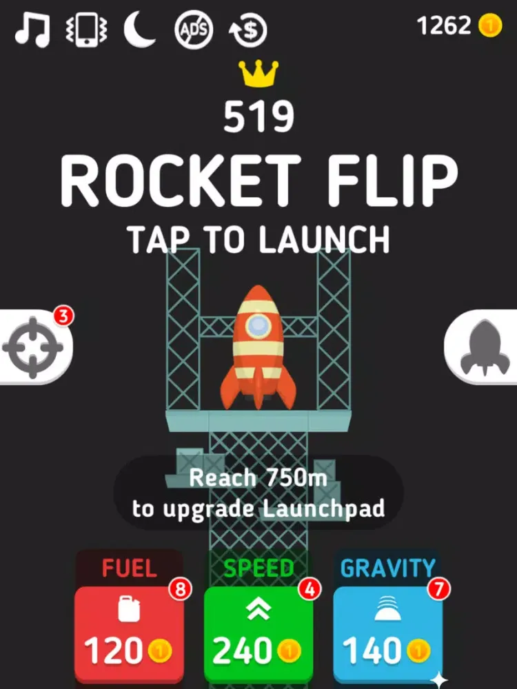 Rocket Flip! iPad  Screenshots