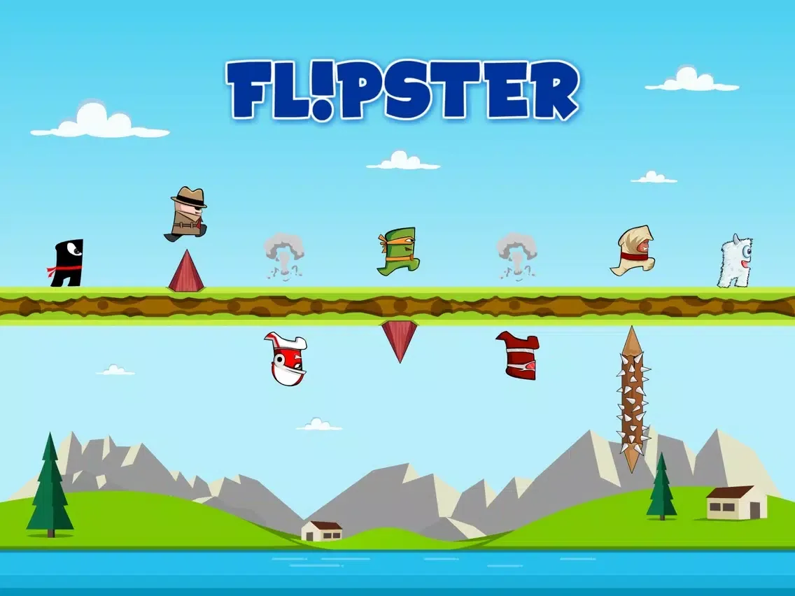 Flipster - Endless Arcade Jumper iPad  स्क्रीनशॉट
